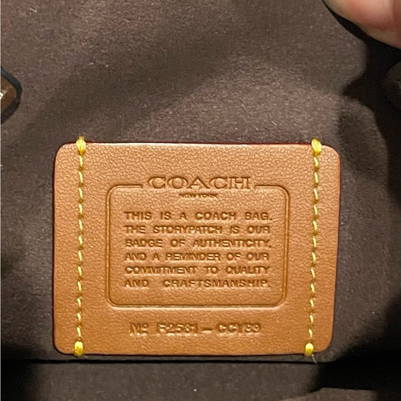 Coach Dark Brown Leather Satchel - Picture 11 of 14